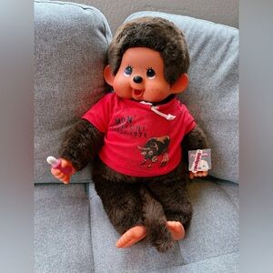 Very large vintageMonchhichi boy doll